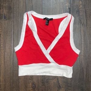 Forever 21 Red & White Tank